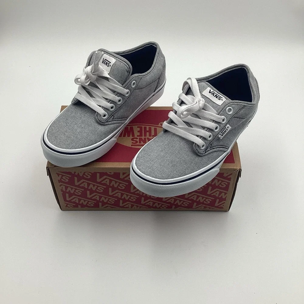 Vans Atwood Summer Canvas Dress‎ Blue Size 6.5 Women's